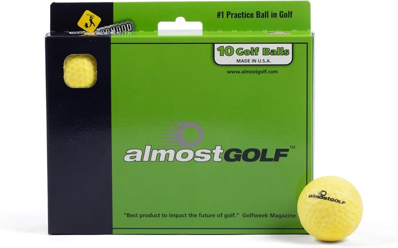Almost Golf Limited Flight Practice Foam Golf Balls – Realistic Spin, Trajectory, & Accuracy Training - Image 1